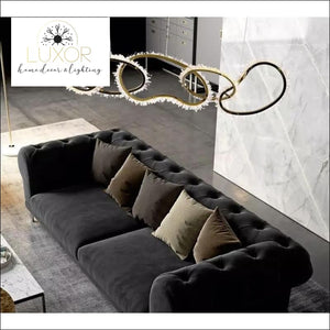 Baxter Hanging Crystal Chandelier - chandelier