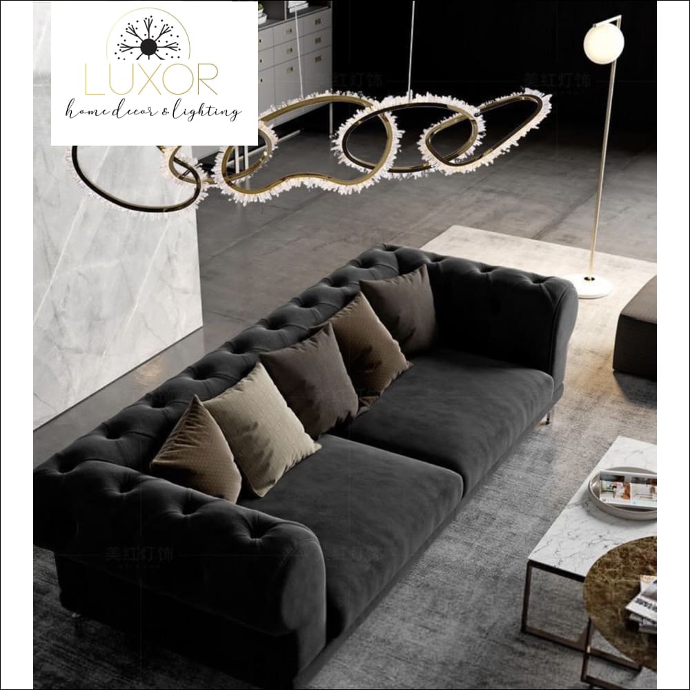 Baxter Hanging Crystal Chandelier - chandelier