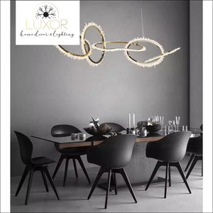 Baxter Hanging Crystal Chandelier - chandelier
