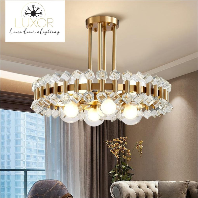 chandeliers Beauty Bling Chandelier - Luxor Home Decor & Lighting