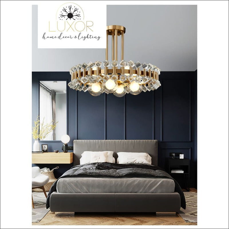 chandeliers Beauty Bling Chandelier - Luxor Home Decor & Lighting