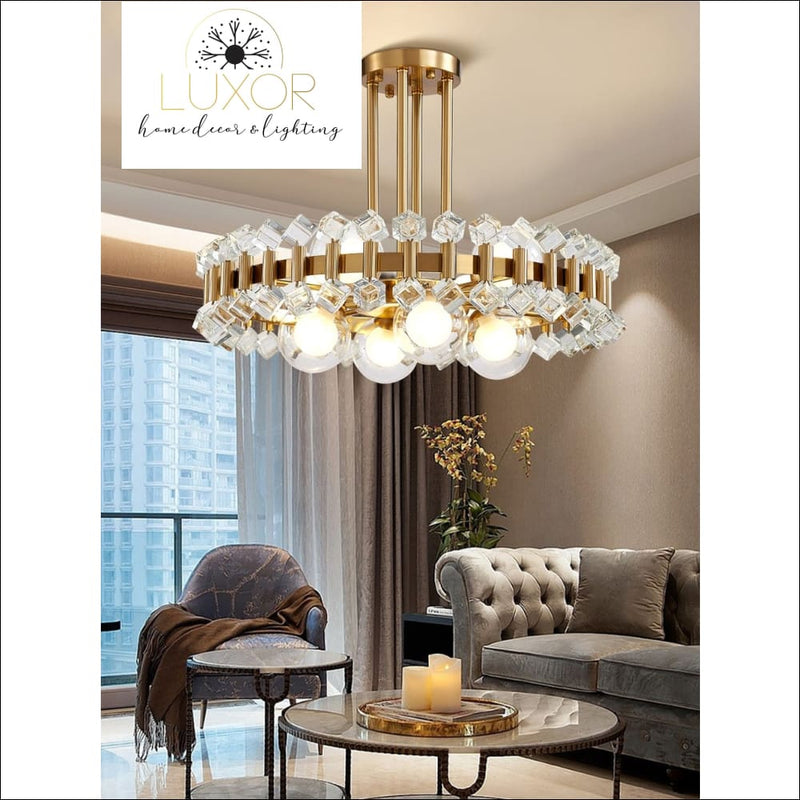 chandeliers Beauty Bling Chandelier - Luxor Home Decor & Lighting