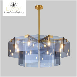 pendant lighting Blue Glow Pendant - Luxor Home Decor & Lighting