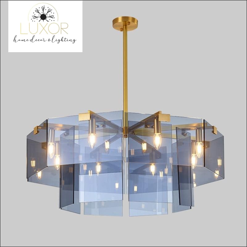 pendant lighting Blue Glow Pendant - Luxor Home Decor & Lighting