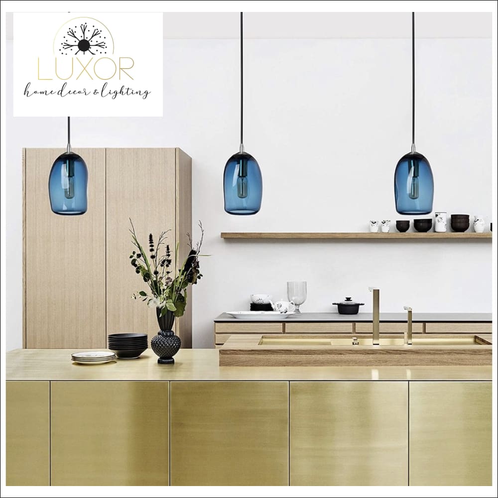 Pendant Lighting Blue Modern Pendant - Luxor Home Decor & Lighting