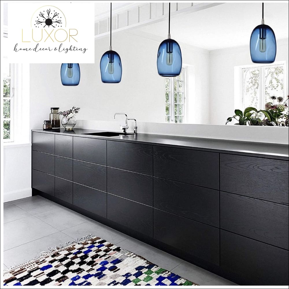Pendant Lighting Blue Modern Pendant - Luxor Home Decor & Lighting