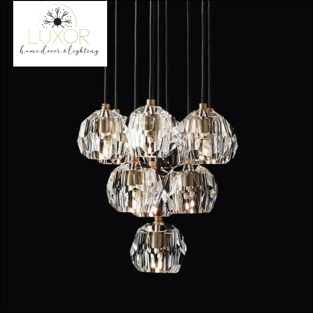 chandeliers Boule Round Crystal Pendant Chandelier - Luxor Home Decor & Lighting