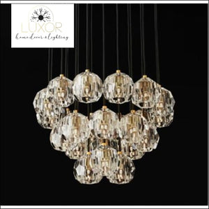 chandeliers Boule Round Crystal Pendant Chandelier - Luxor Home Decor & Lighting