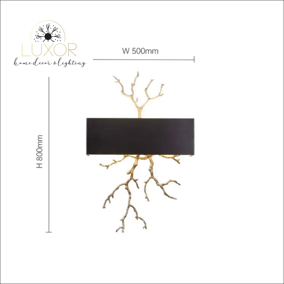Branch Black Sconce - wall lightig
