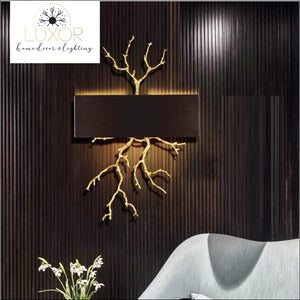 wall lightig Branch Black Sconce - Luxor Home Decor & Lighting