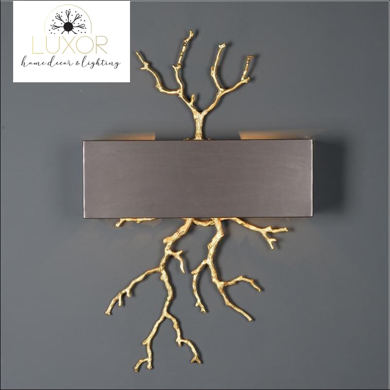 wall lightig Branch Black Sconce - Luxor Home Decor & Lighting