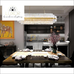 chandeliers Bruno Crystal Chandelier - Luxor Home Decor & Lighting