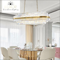 chandeliers Bruno Crystal Chandelier - Luxor Home Decor & Lighting