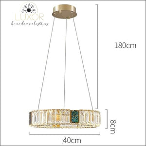 Bryony Crystal Chandelier - Dia40xH8cm / Cold White - chandelier