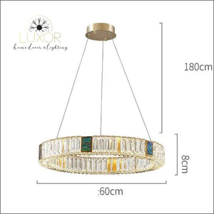 Bryony Crystal Chandelier - Dia60xH8cm / Cold White - chandelier