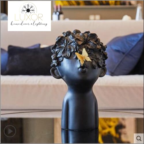 decorative objects Butterfly Boy Sculpture - Luxor Home Decor & Lighting