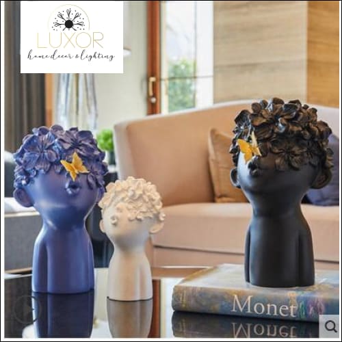 decorative objects Butterfly Boy Sculpture - Luxor Home Decor & Lighting