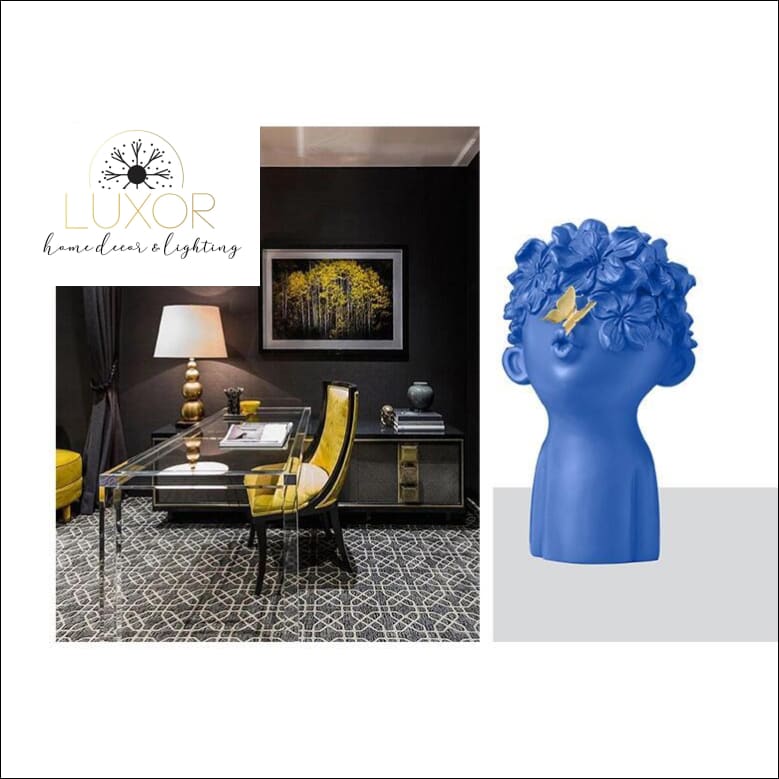 decorative objects Butterfly Boy Sculpture - Luxor Home Decor & Lighting