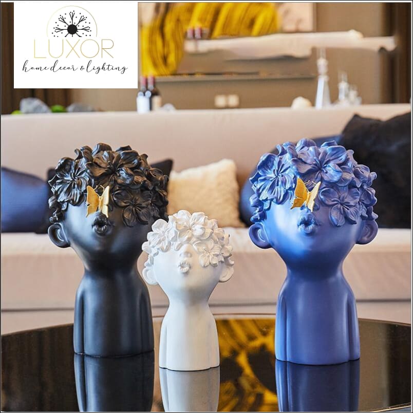 decorative objects Butterfly Boy Sculpture - Luxor Home Decor & Lighting