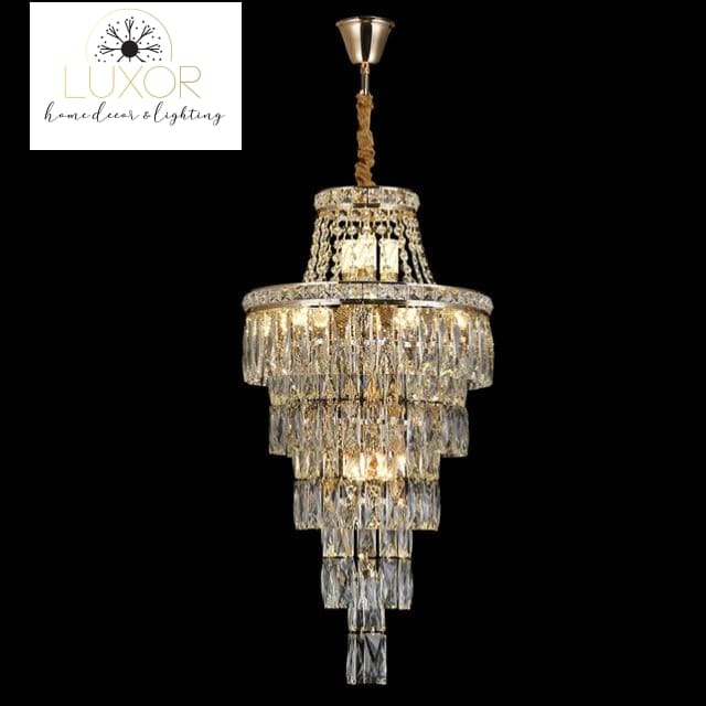 Cahetel Crystal Chandelier - dia40xH80cm / >7 / 41-50W, L, Cold White - chandeliers