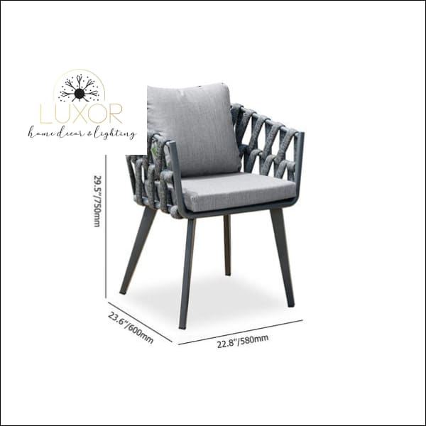 California 7 Pieces Aluminum Outdoor Dining Set - Outdoor Living