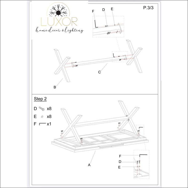 California 7 Pieces Aluminum Outdoor Dining Set - Outdoor Living