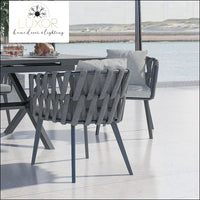California 7 Pieces Aluminum Outdoor Dining Set - Outdoor Living