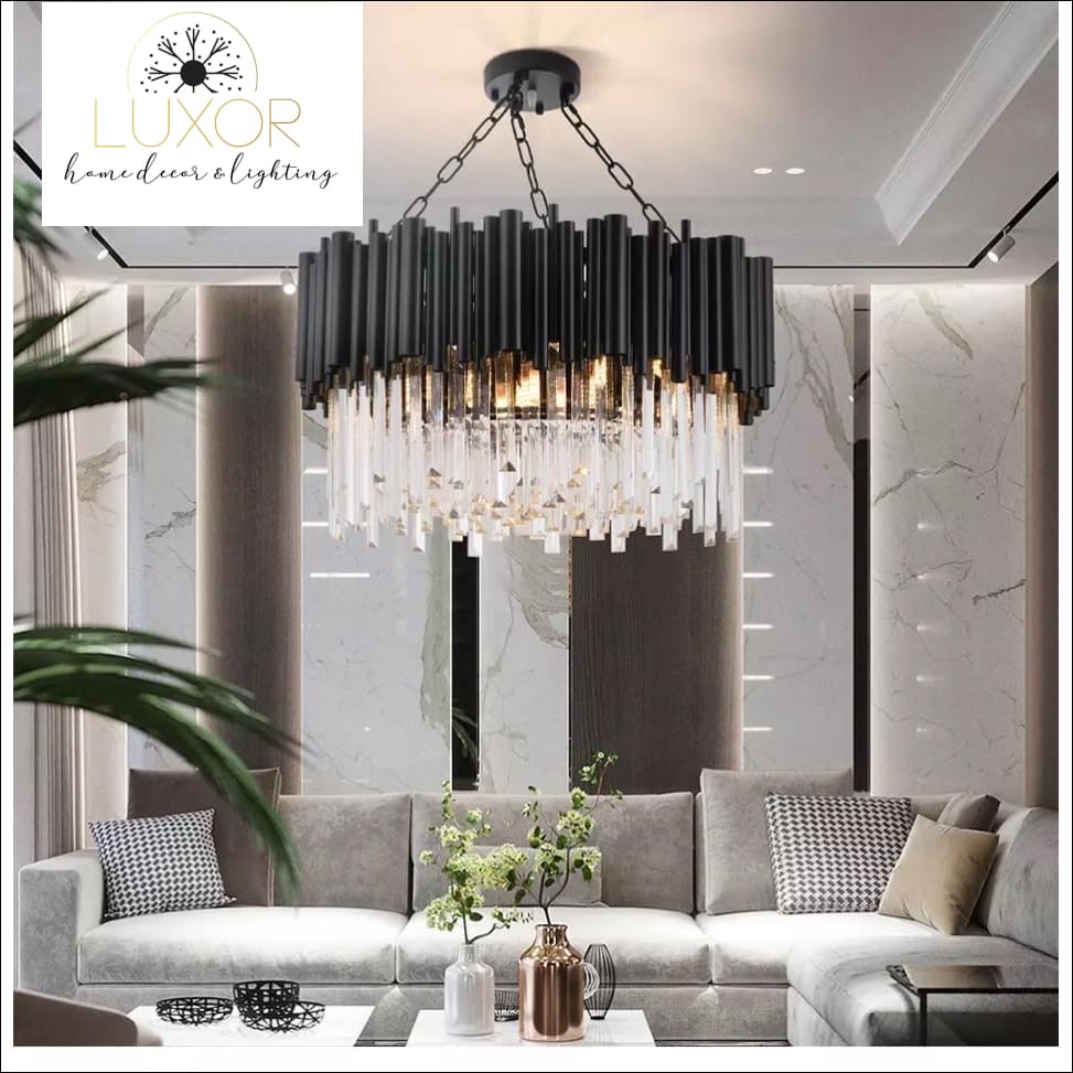 chandeliers Calozzo Crystal Chandelier - Luxor Home Decor & Lighting