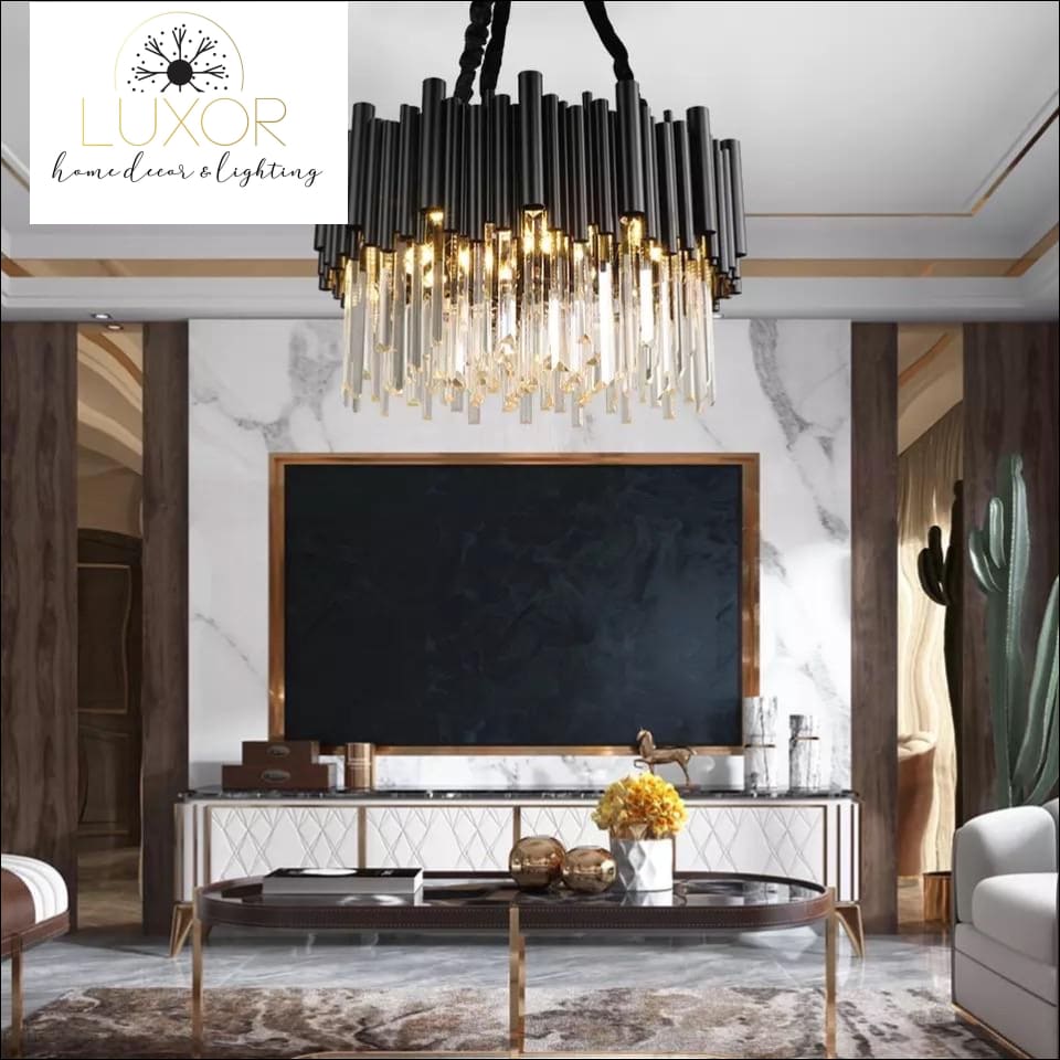 chandeliers Calozzo Crystal Chandelier - Luxor Home Decor & Lighting
