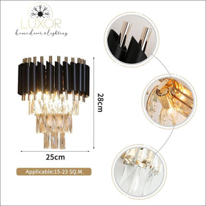 chandeliers Calozzo Crystal Chandelier - Luxor Home Decor & Lighting