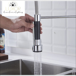 faucets Camila Pull Out Kitchen Mixer Single Handle Kitchen Faucet With Spray - Luxor Home Decor & Lighting