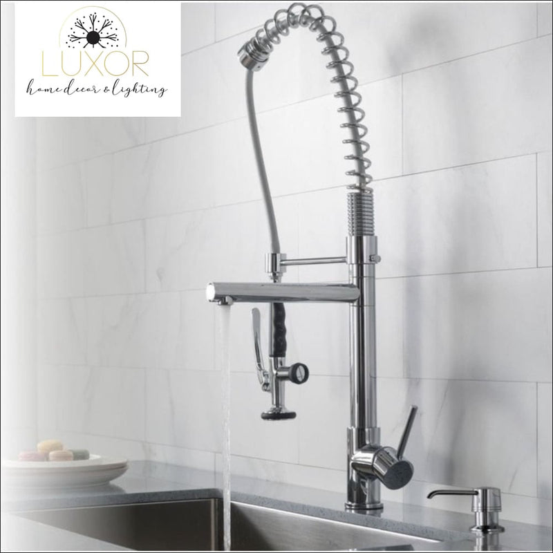 faucets Camila Pull Out Kitchen Mixer Single Handle Kitchen Faucet With Spray - Luxor Home Decor & Lighting