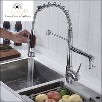 faucets Camila Pull Out Kitchen Mixer Single Handle Kitchen Faucet With Spray - Luxor Home Decor & Lighting