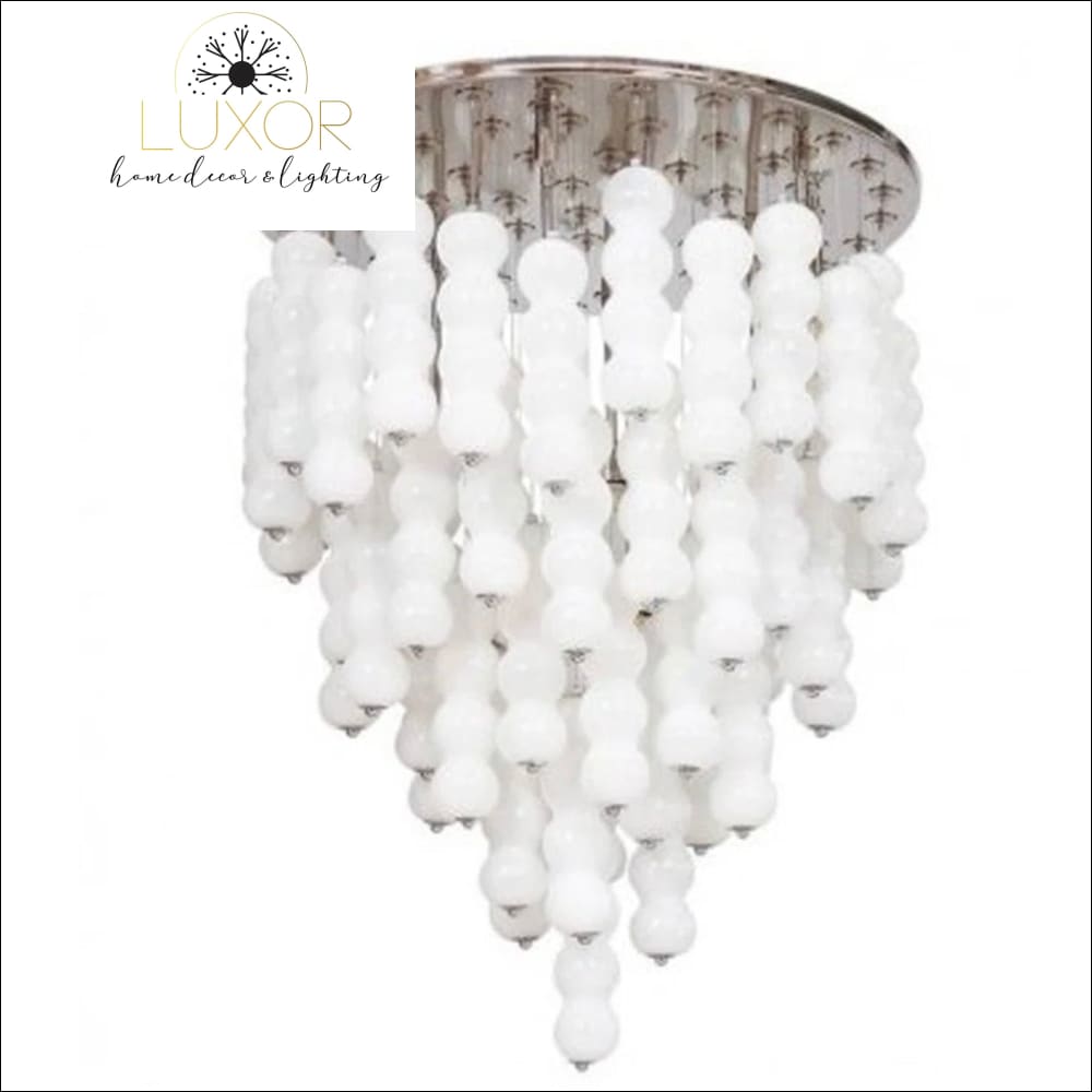 Capri Cloud Murano Glass Flush Mount Chandelier