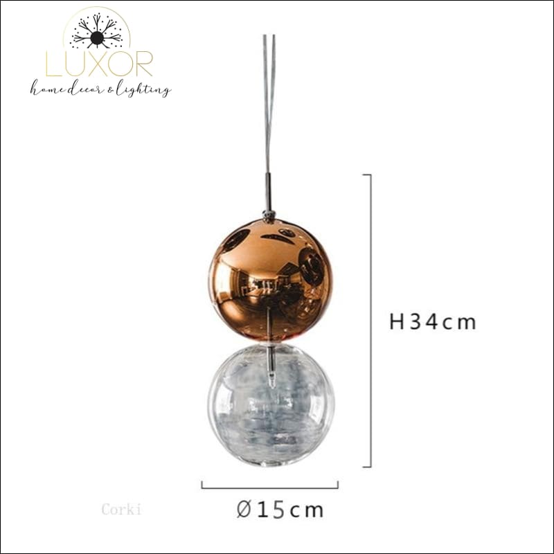 Carbonne Single Pendant Light - pendant lighting