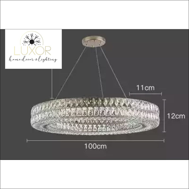 chandeliers Cardoso Crystal Chandelier - Luxor Home Decor & Lighting