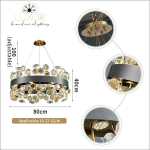 chandeliers Carlton Round Chandelier - Luxor Home Decor & Lighting