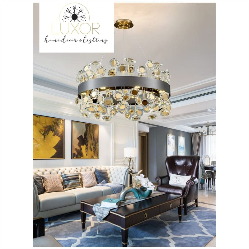 chandeliers Carlton Round Chandelier - Luxor Home Decor & Lighting