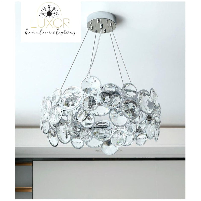Cassia Chrome Chandelier - chandelier