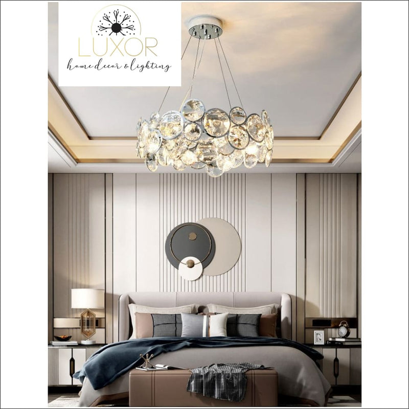 Cassia Chrome Chandelier - chandelier
