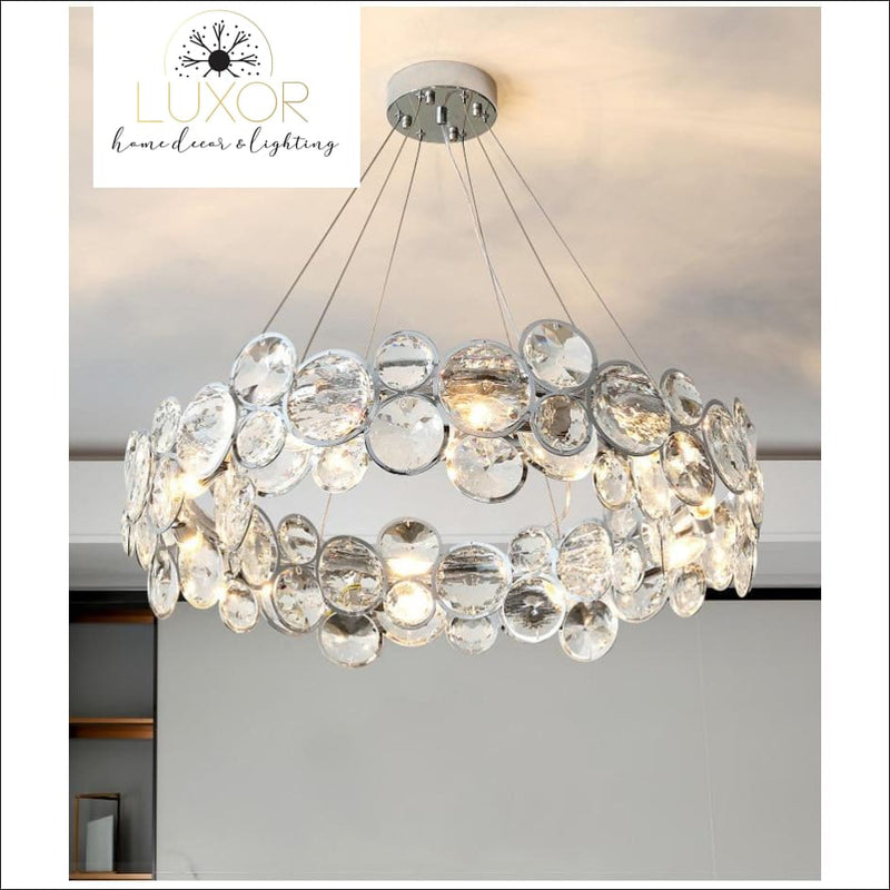 Cassia Chrome Chandelier - chandelier