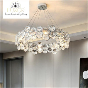 Cassia Chrome Chandelier - chandelier