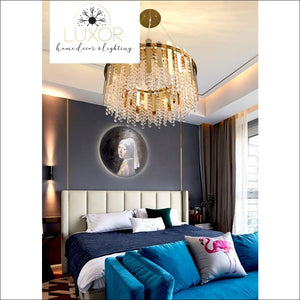 chandeliers Cassidy Crystal Chandelier - Luxor Home Decor & Lighting