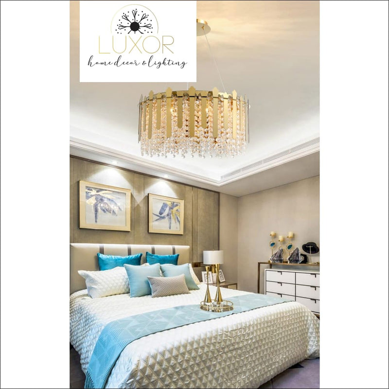 chandeliers Cassidy Crystal Chandelier - Luxor Home Decor & Lighting