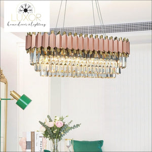 chandeliers Castillo Rose Gold Classic Crystal Chandelier - Luxor Home Decor & Lighting