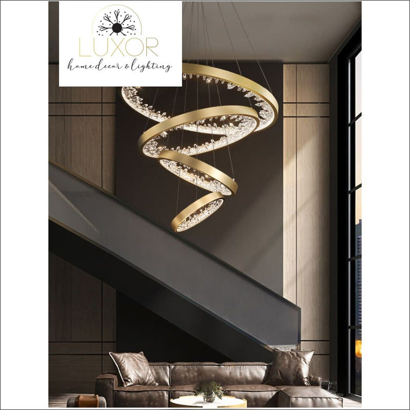 Catali Modern Ring Chandelier - chandeliers