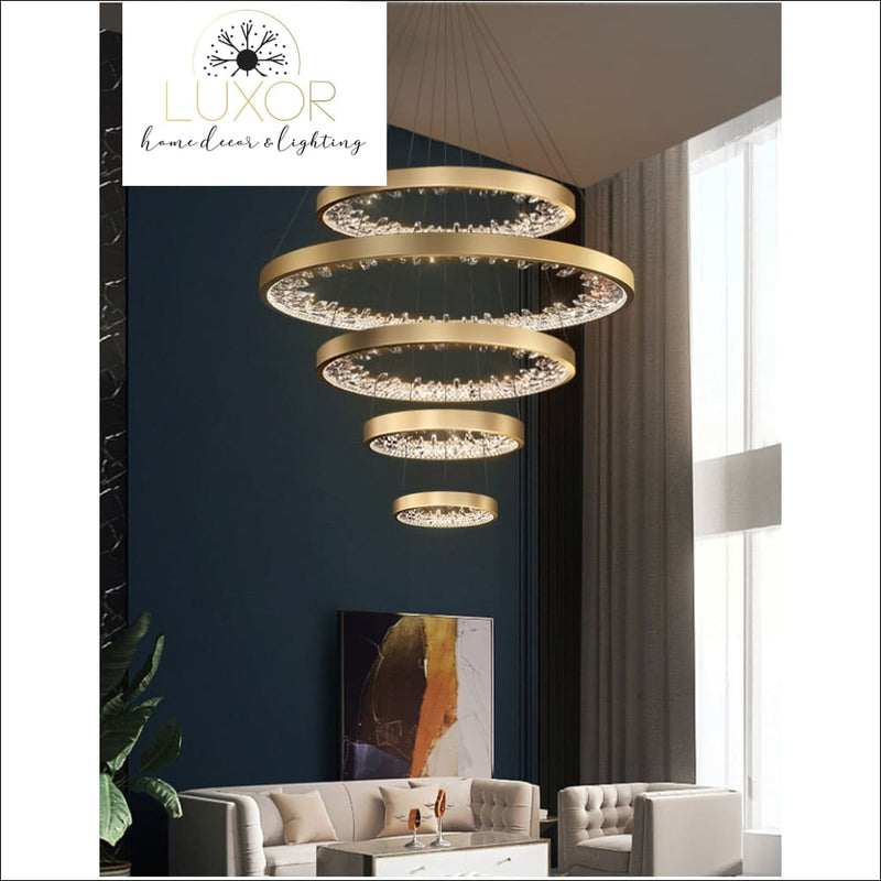 Catali Modern Ring Chandelier - chandeliers