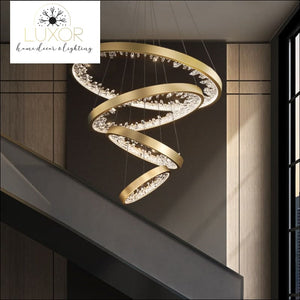 Catali Modern Ring Chandelier - chandeliers