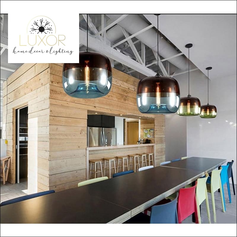 pendant lighting Catalina Colorful Glass Pendant - Luxor Home Decor & Lighting