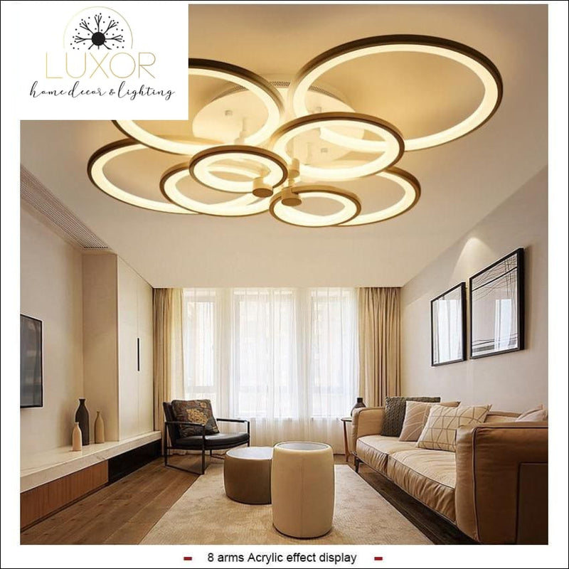 ceiling lighting Celine Modern Circular Ceiling Light - Luxor Home Decor & Lighting